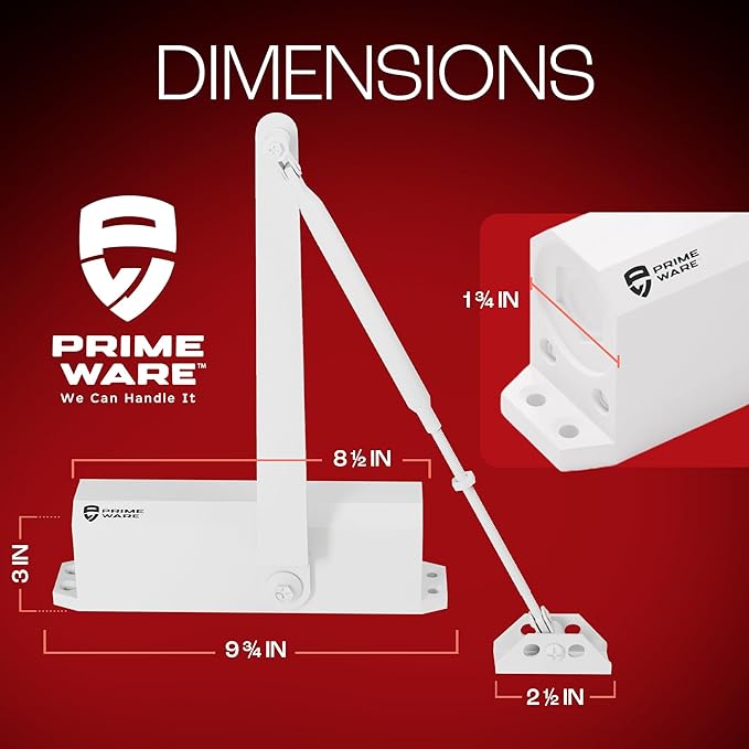 PrimeWare DC-600 Automatic Adjustable Door Closers