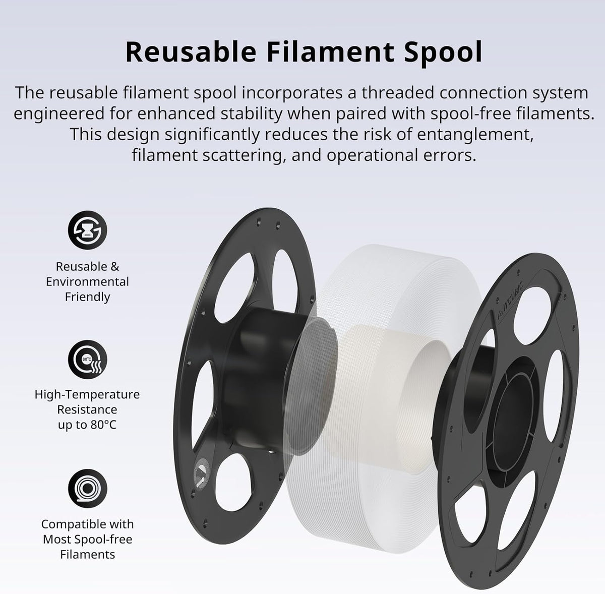 ANYCUBIC PLA Plus (PLA+), 3D Printer Filament 1.75mm Bundle, High Toughness, ...