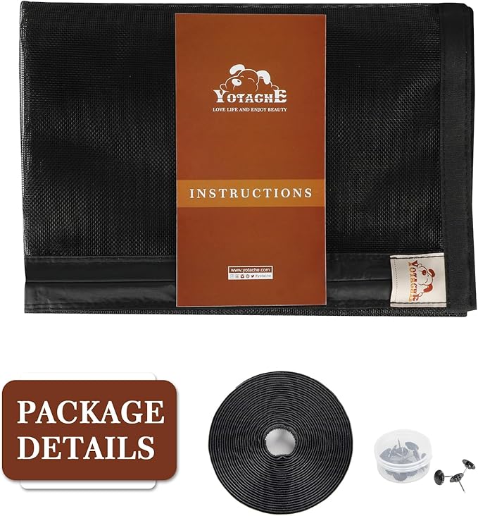 Yotache Magnetic Screen Door Fits Door Size 62 x 82, Screen Size 64" x 8...