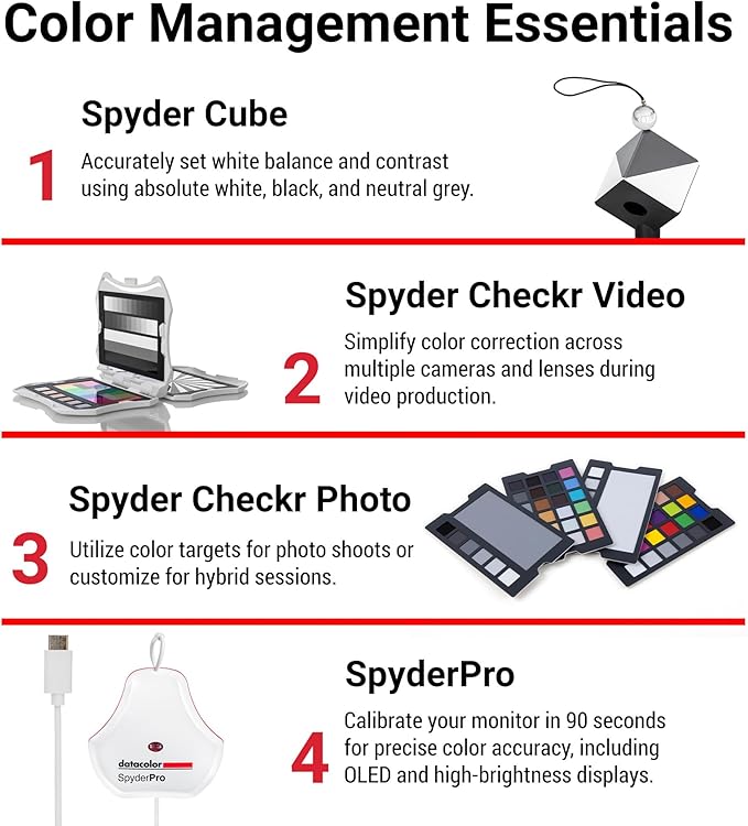Spyder Photo/Video Kit: Color Management Tools