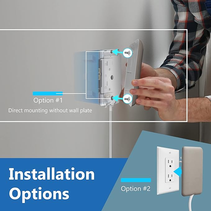 LIDER Flat-Face Outlet Extender