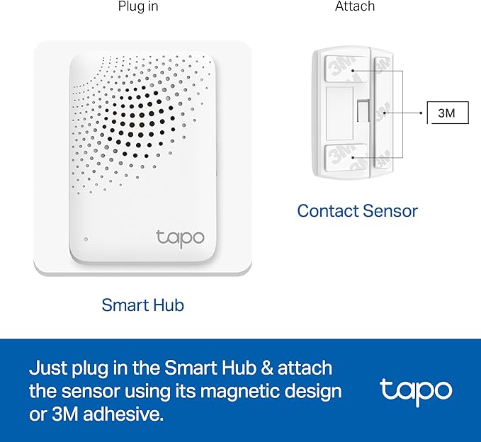 Tapo Door Sensor Starter KIT, Matter Compatible, 3X Smart Door Window Contact