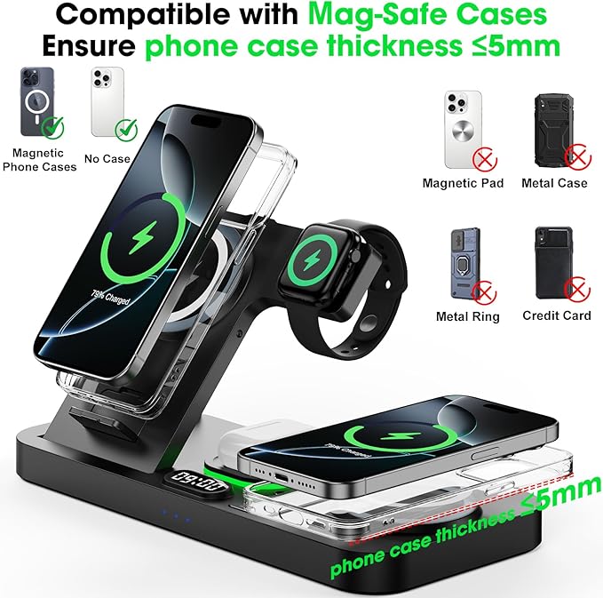 Dual Phone Wireless Charging Station