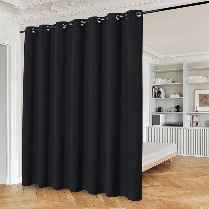 Beauoop 100% Blackout Curtains 84 Inches Long
