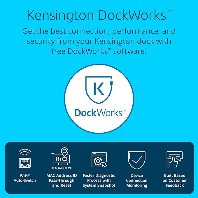 Kensington SD4850P USB-C Docking Station