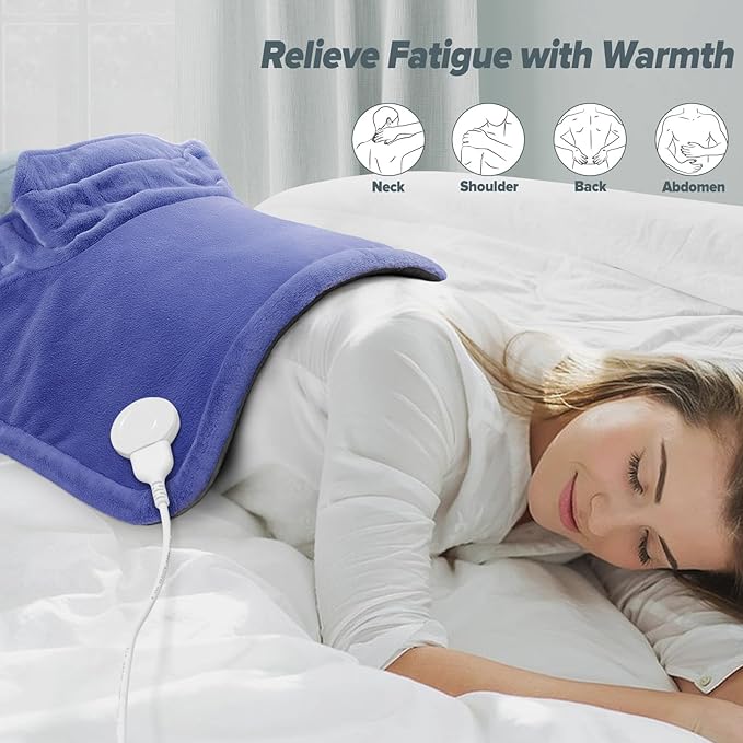 Heating pad for Neck, Cramps Pain Relief, Gifts for Women, 4 Auto-Off, Machine