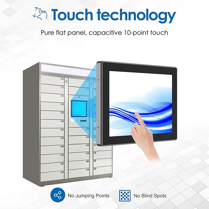 GreenTouch 12.1 Inch 1000 Nits High Brightness Display Capacitive Touchscreen