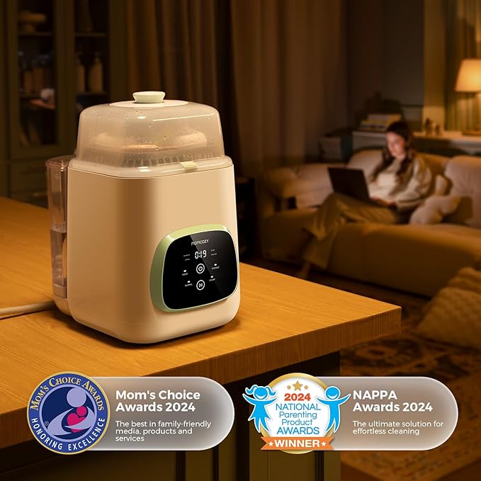 Momcozy KleanPal Pro Baby Bottle Washer, Sterilizer & Dryer