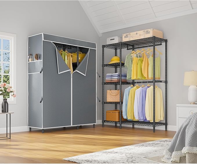 VIPEK V7C Garment Racks with Cover Portable Closets
