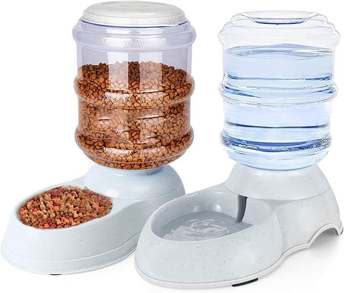 Automatic Dog Feeder and Water Dispenser Set