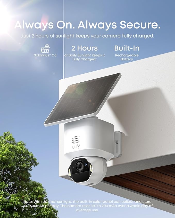 eufy Security SoloCam E42 4-Cam Kit, 4K Security Camera Wireless Outdoor