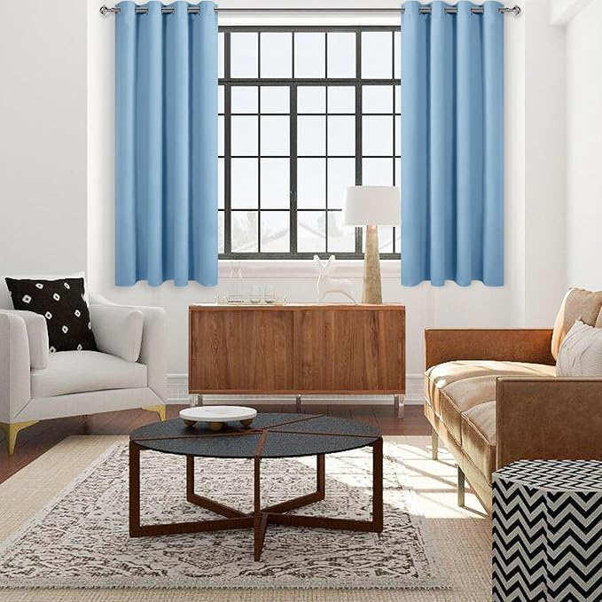 DWCN Blackout Curtains Room Darkening Thermal Insulated Grommet Light Blocking