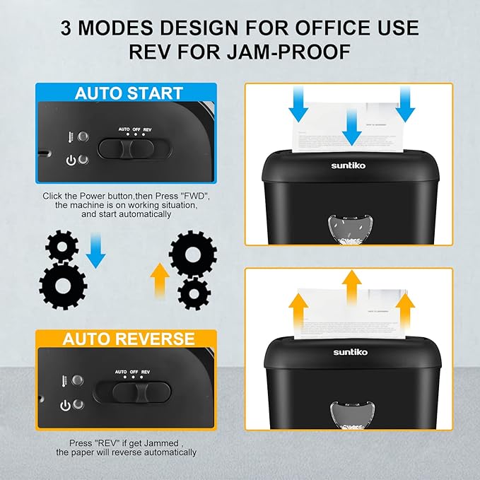 14 Sheet Cross Cut Paper Shredder