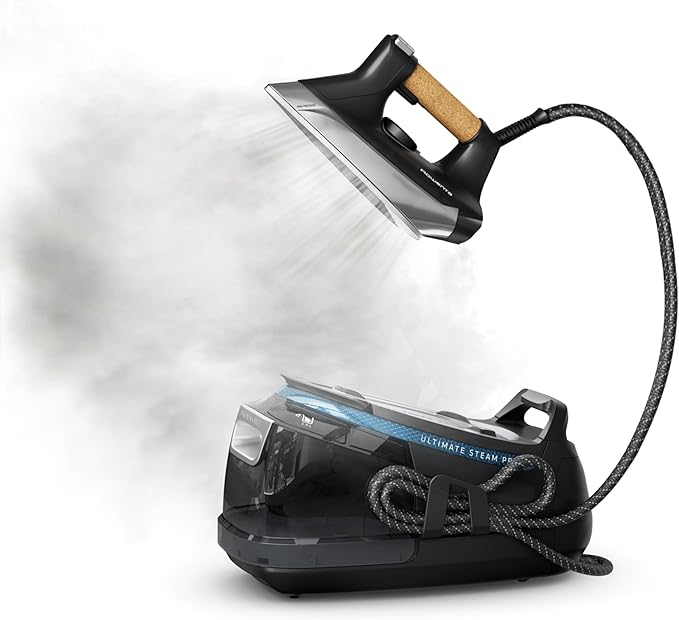 Rowenta, Ultimate Steam Pro Stainless Steel Soleplate Professional Steam Station