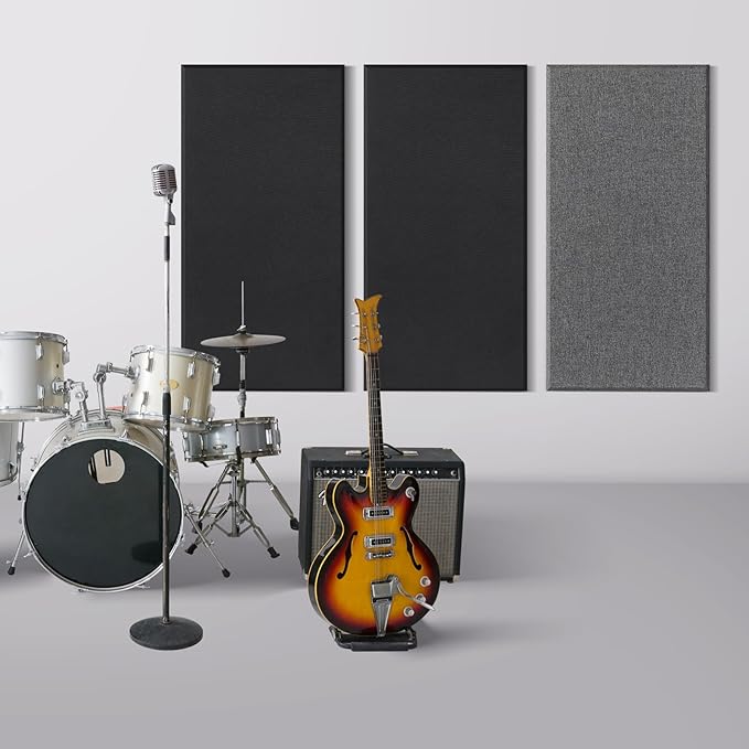 UMIACOUSTICS 2 PCS Acoustic Panel, 47.2" x 23.6" Fiberglass Sound P...