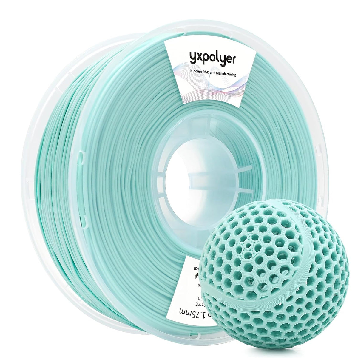 YXPOLYER Flexible PLA Food-Safe 92A Soft PLA 3D Printer Filament