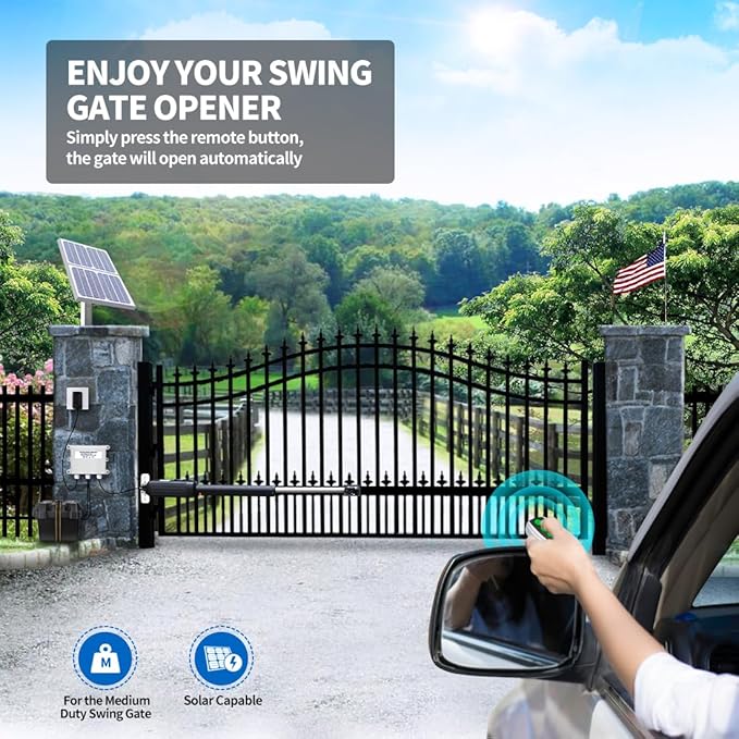 TOPENS A5S Automatic Solar Gate Opener