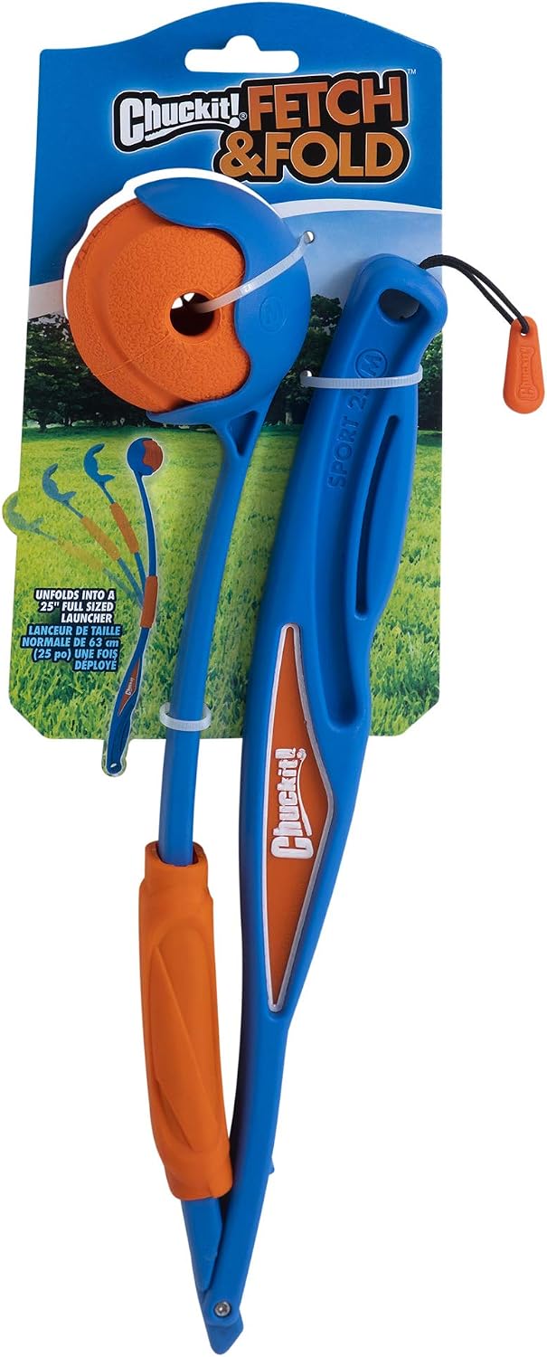 Chuckit! Fetch & Fold Mini 18M Dog Ball Launcher (Pack of 12)