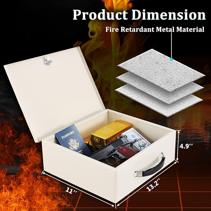 Dalmbox Portable Fire Safe Box
