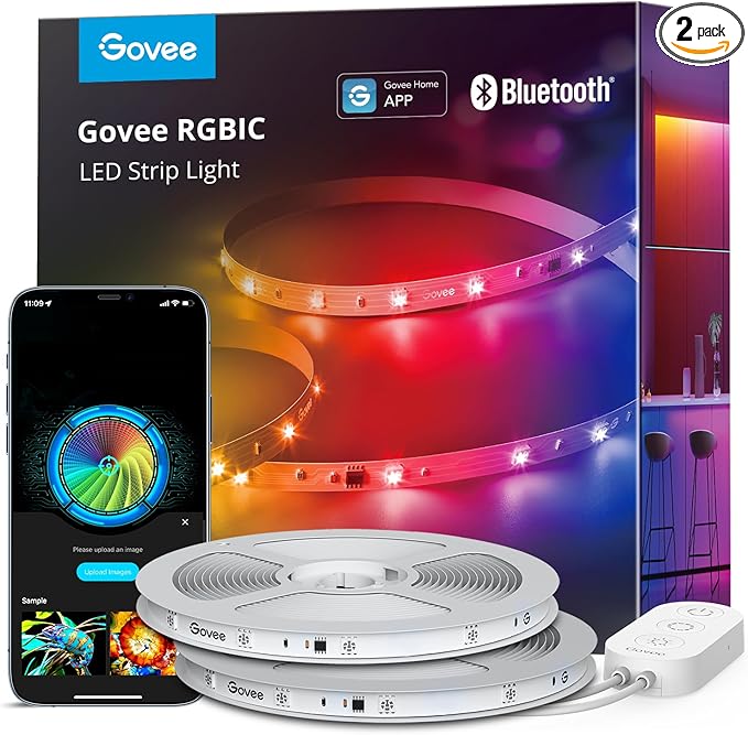 Govee 100ft RGBIC LED Strip Lights, Smart LED Lights