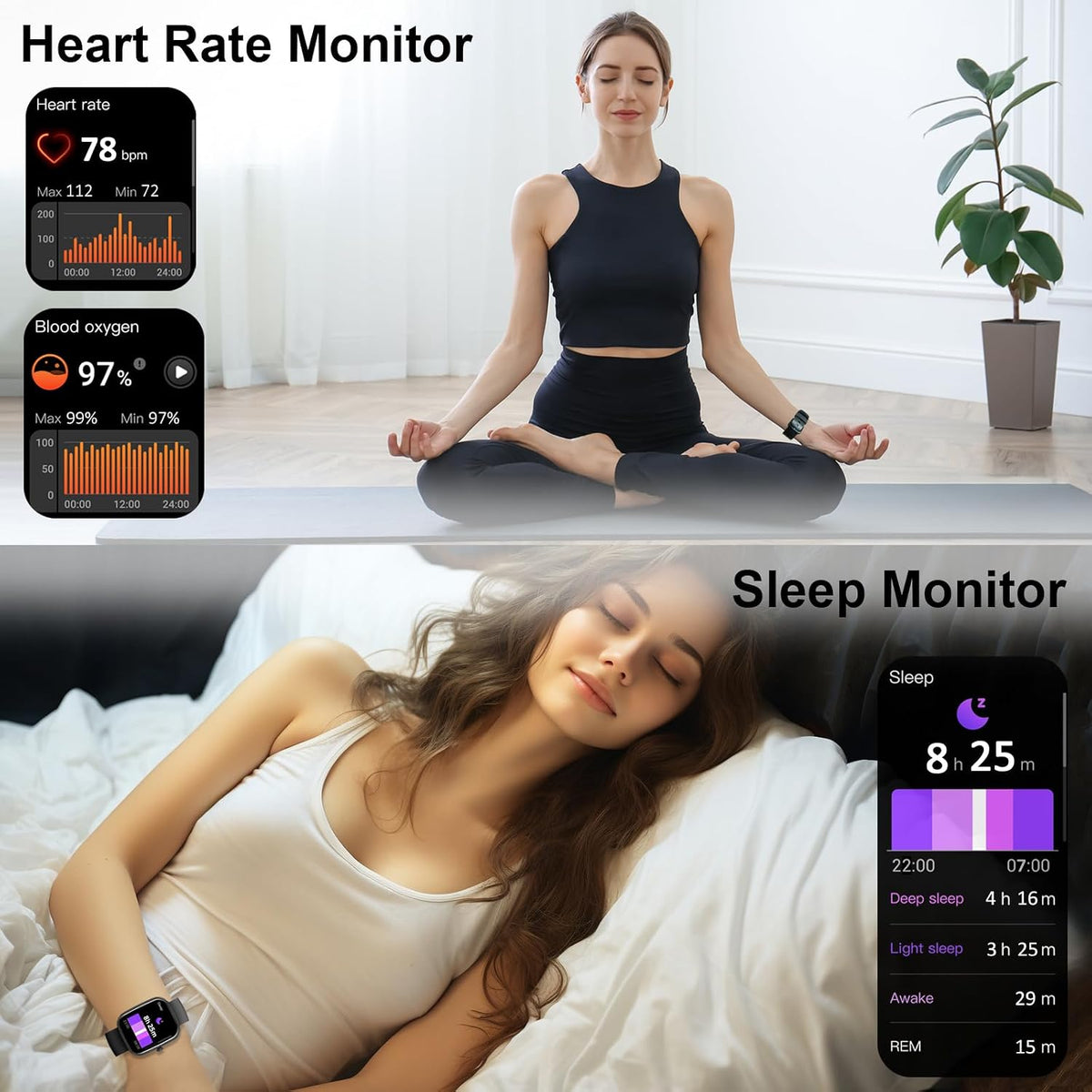 Smart Watch, 1.91" Smartwatch for Men Women (Answer/Make Call)
