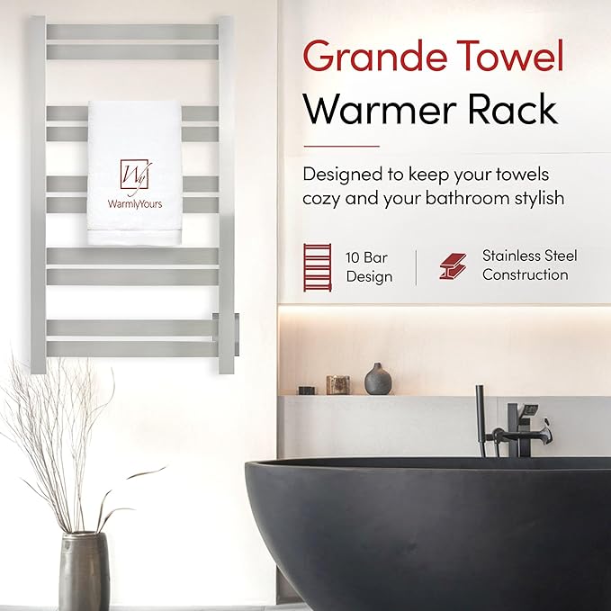 WarmlyYours Heated Towel Warmer