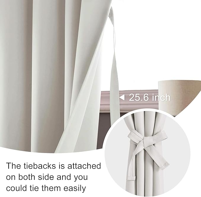 JIUZHEN Blackout Curtains for Bedroom