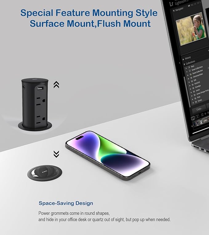 Jgstkcity 2.5 inch Hole Pop up Outlet