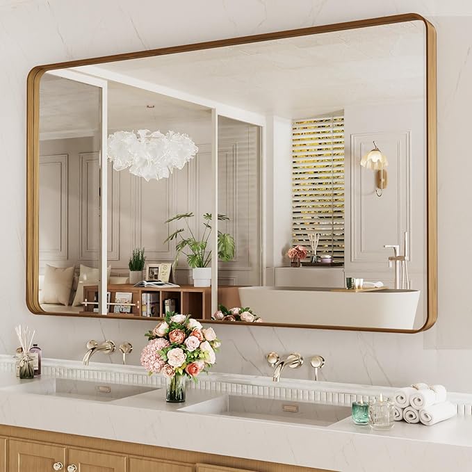 LOAAO 60X36 Inch Bathroom Mirror