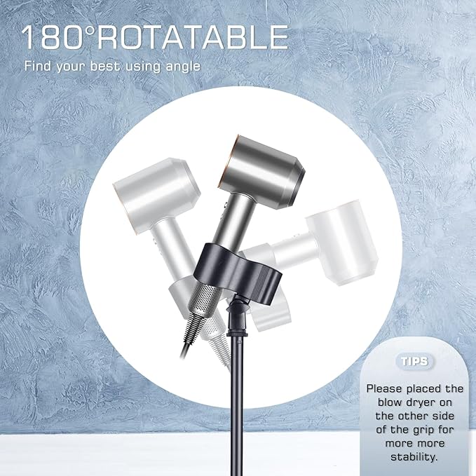TAYUQEE Hands Free Hair Dryer Upgraded Blower Holder