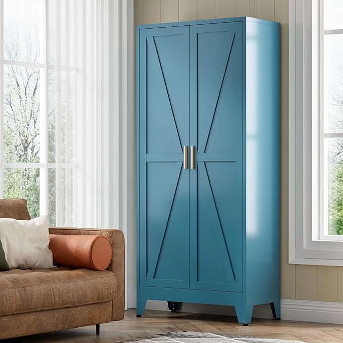 COFaR Home Farmhouse Storage Cabinet