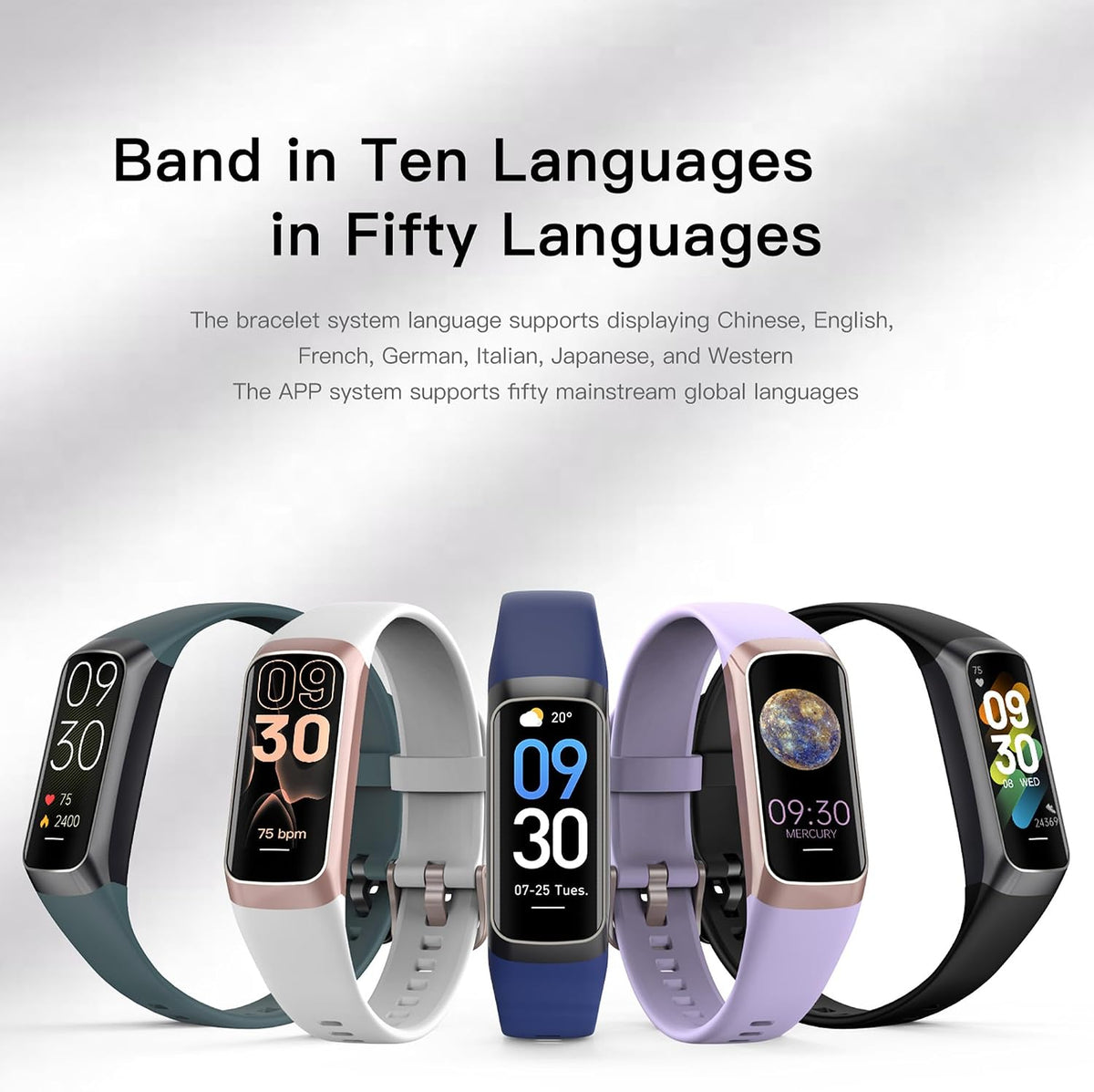 Fitness Tracker with Heart Rate/Blood Oxygen/Sleep Monitor, Step Counter IP68...