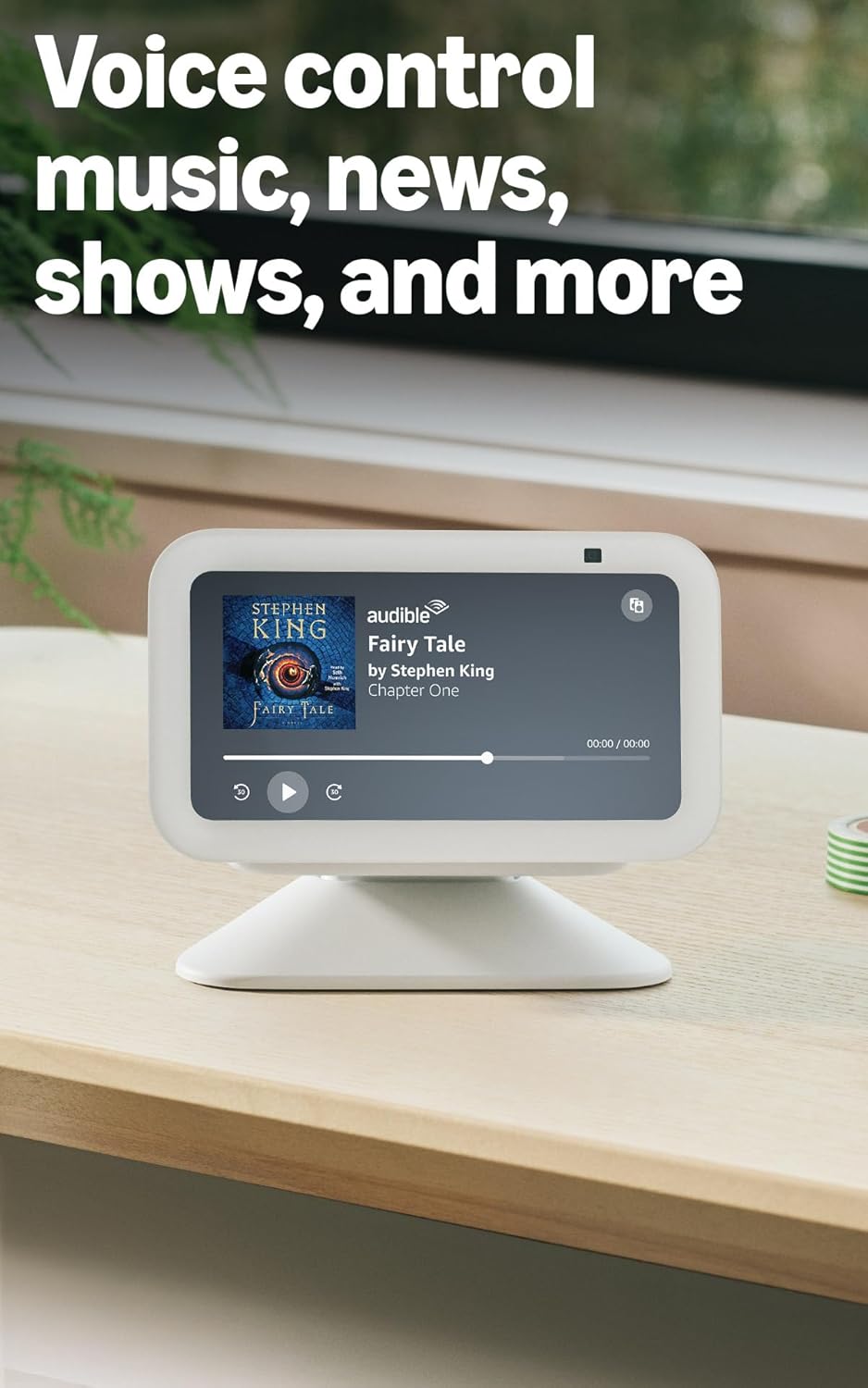 Like-New Amazon Echo Show 5 (newest model), Smart display, Designed for Alexa...