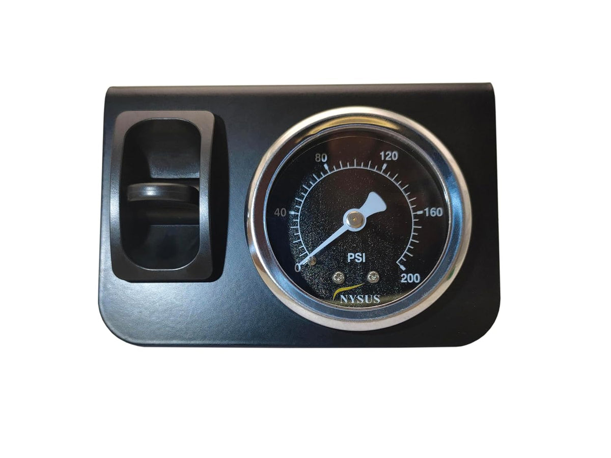 NYSUS in Cab Single Air Gauge Control Kit with Paddle Valve and Air Fittings ...