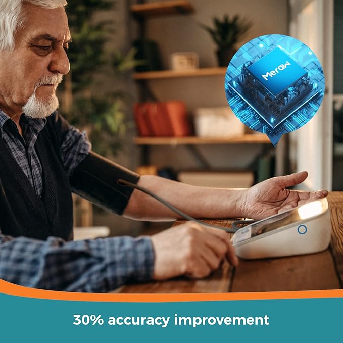 Meraw Blood Pressure Monitor Home Use, Blood Pressure Cuff Digital Arm