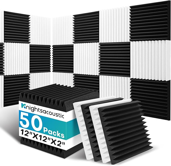 50 Pack Sound Proof Foam Panels