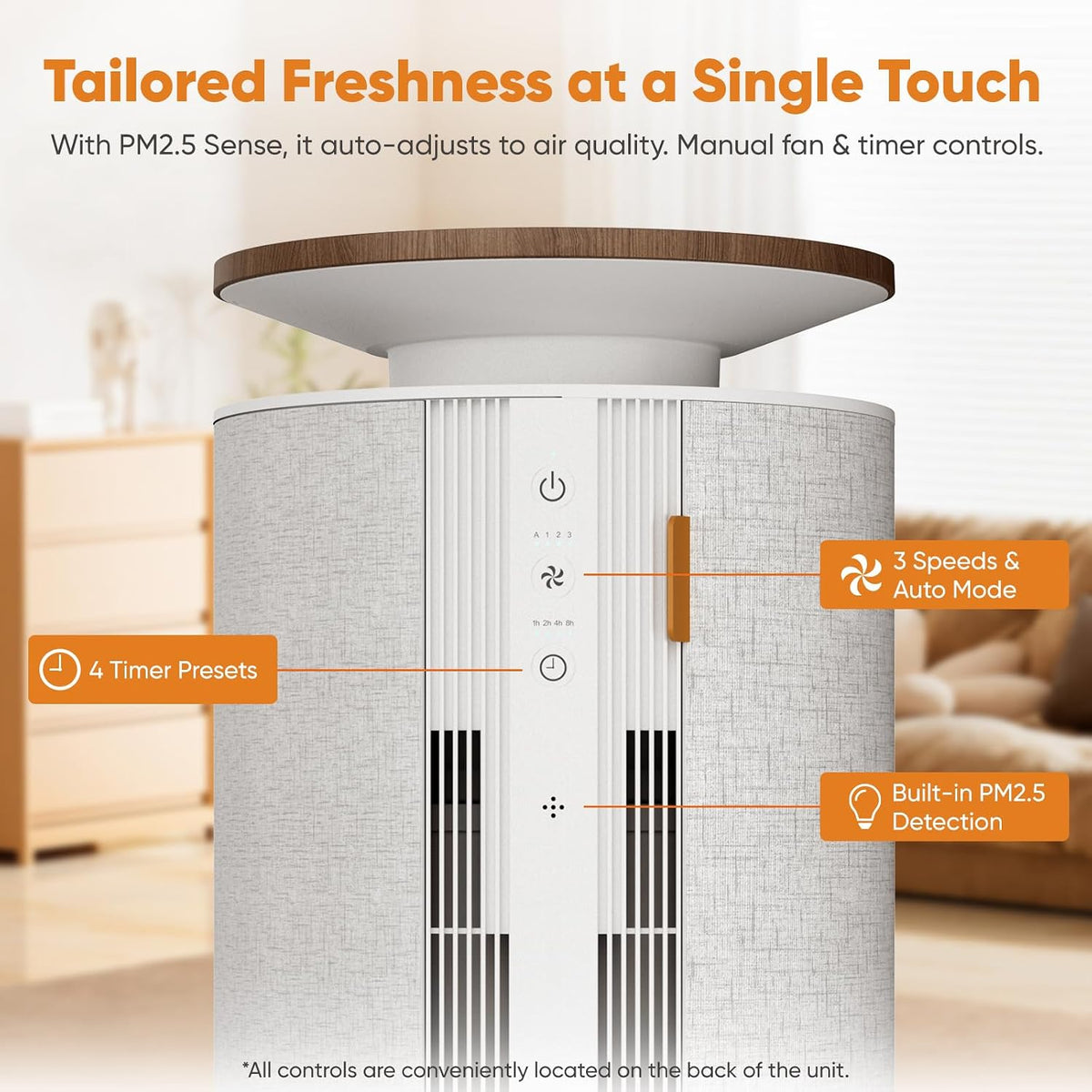 Petbobi Pet Air Purifier for Home, Reduce Pet Hair, Odors, Dust, Dander