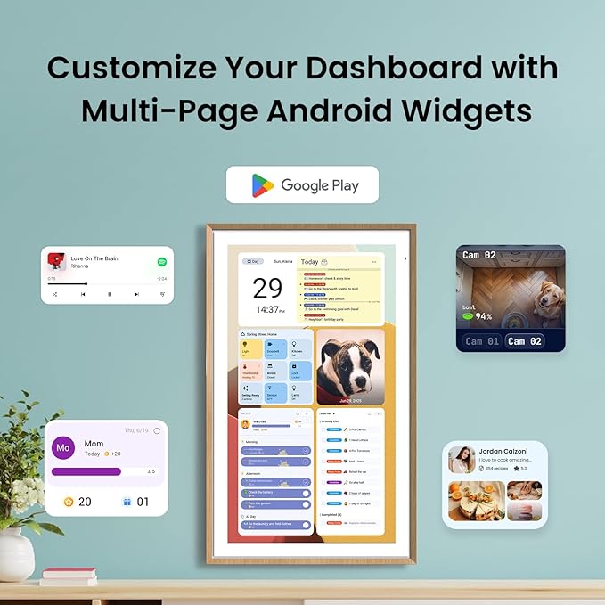 ApoloSign 21.5" Digital Calendar: Dual Mode Calendars
