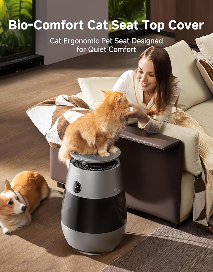 ‌Dreame Pet Air Purifier, Cleans 5, 386 ft² in One Hour, 346 ft²