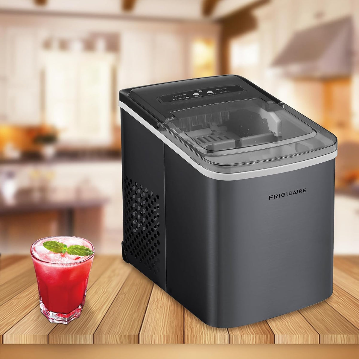 Frigidaire Countertop Portable, 26 lb per Day Bullet Ice Maker Machine