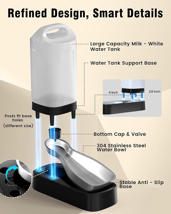 Automatic Dog Water Bowl Dispenser