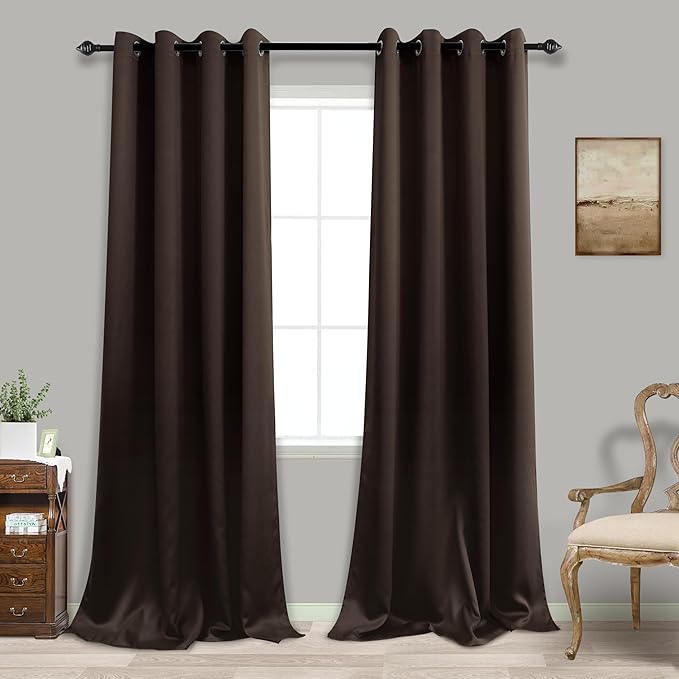 KOUFALL 108 Inch Blackout Curtains