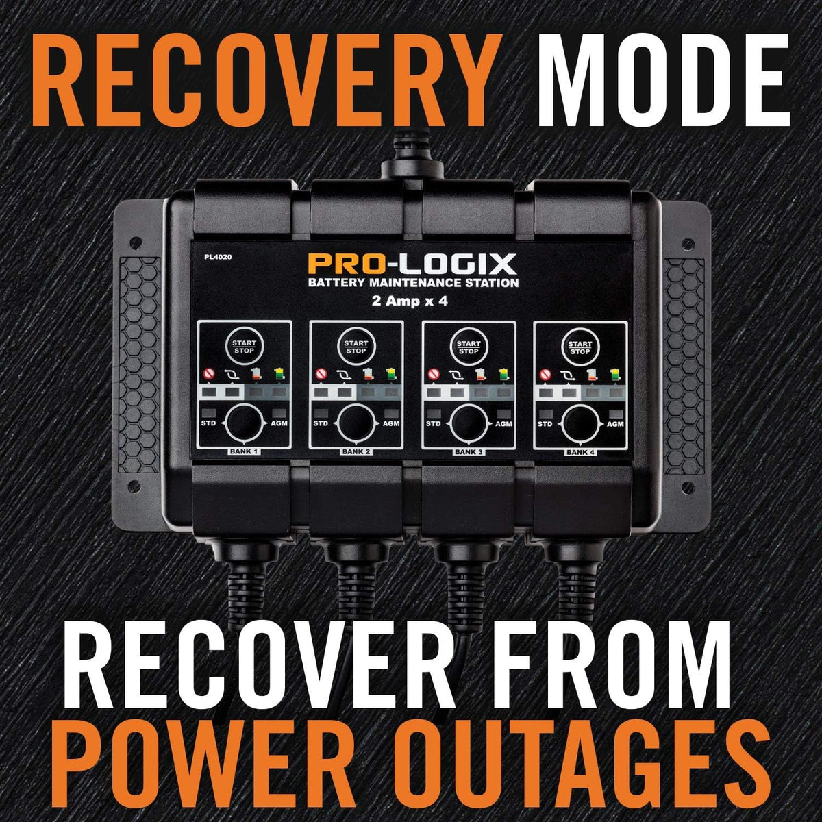 Clore Automotive PL4020, Pro-Logix 4-Bank, 8-Amp (2-Amp Per Bank) Fully Autom...