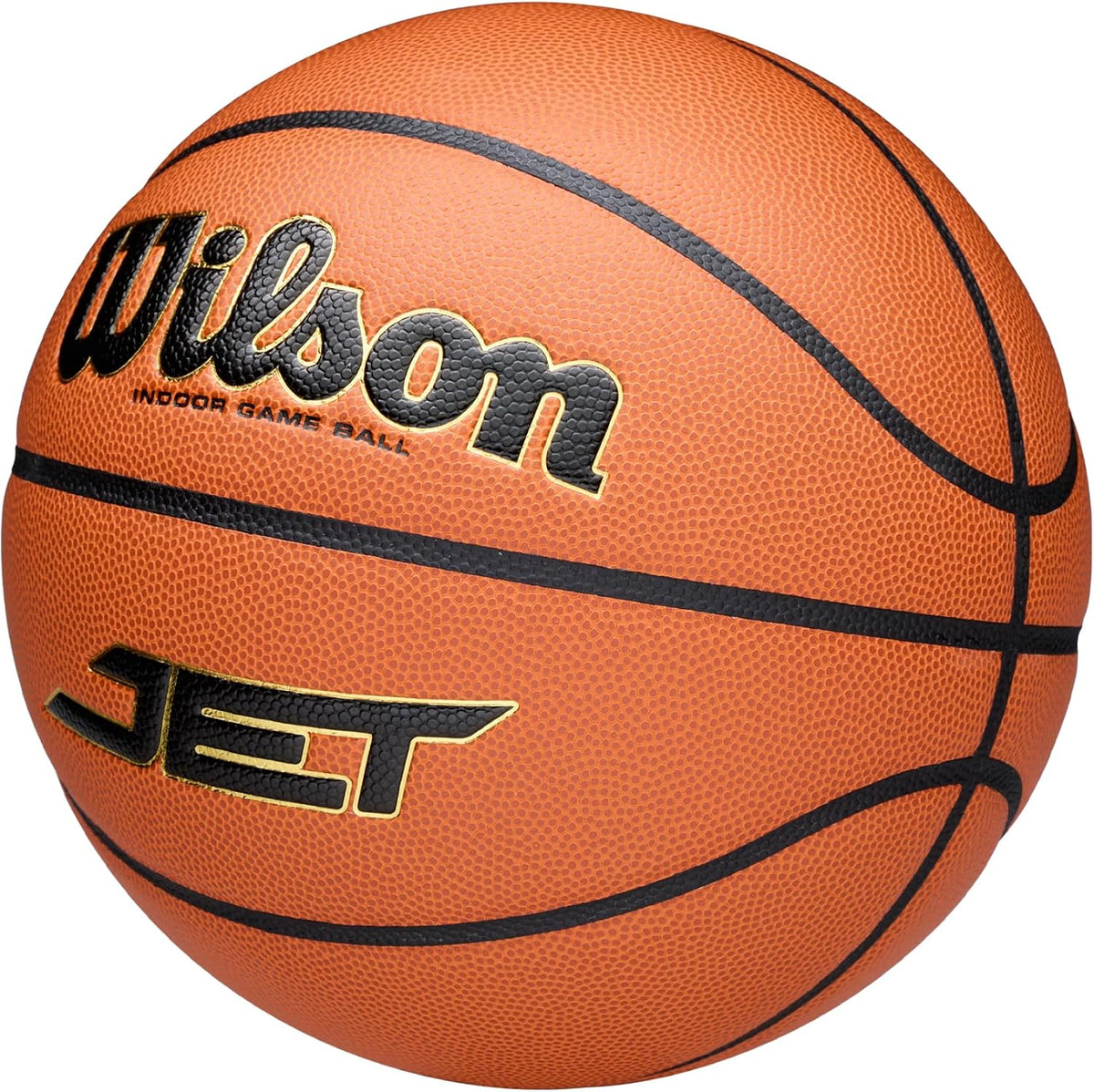 WILSON Jet Game Indoor Basketballs- Size 5, Size 6, and Size 7