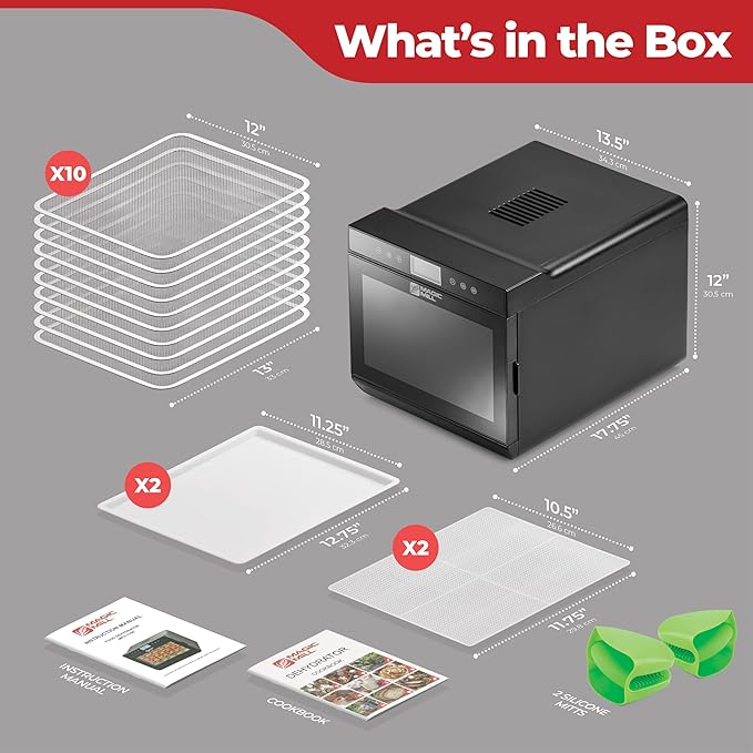 Magic Mill Premium Food Dehydrator Machine 700W Dryer