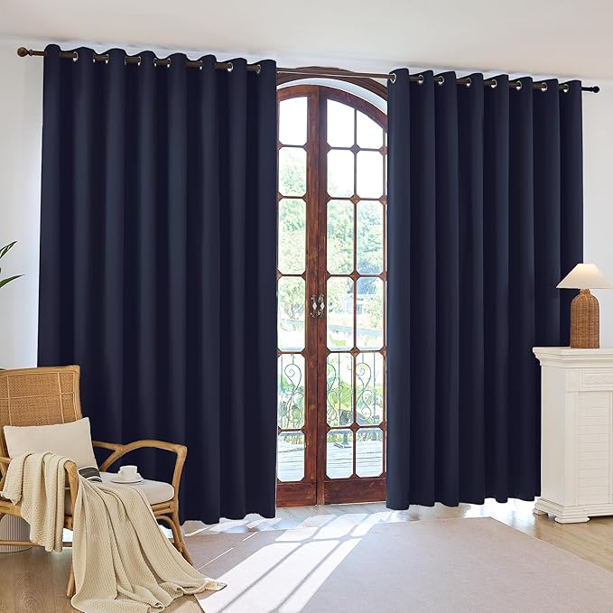 100% Blackout Curtains 63 Inch Length