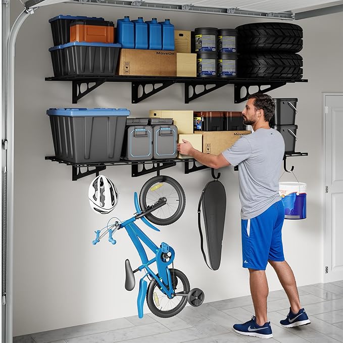FLEXIMOUNTS 2-Pack 2x6ft Garage Shelving