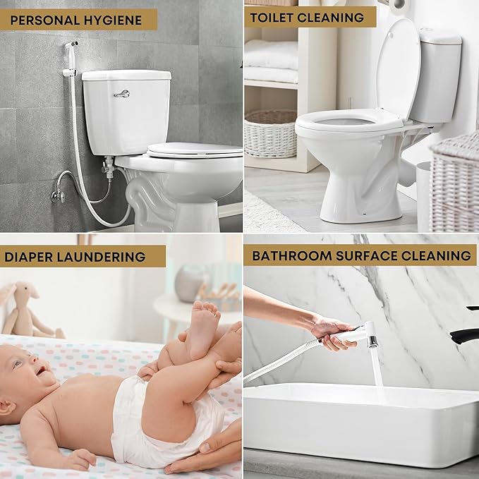 Purrfectzone Bidet Sprayer for Toilet, Bidet Sprayer for Feminine Wash