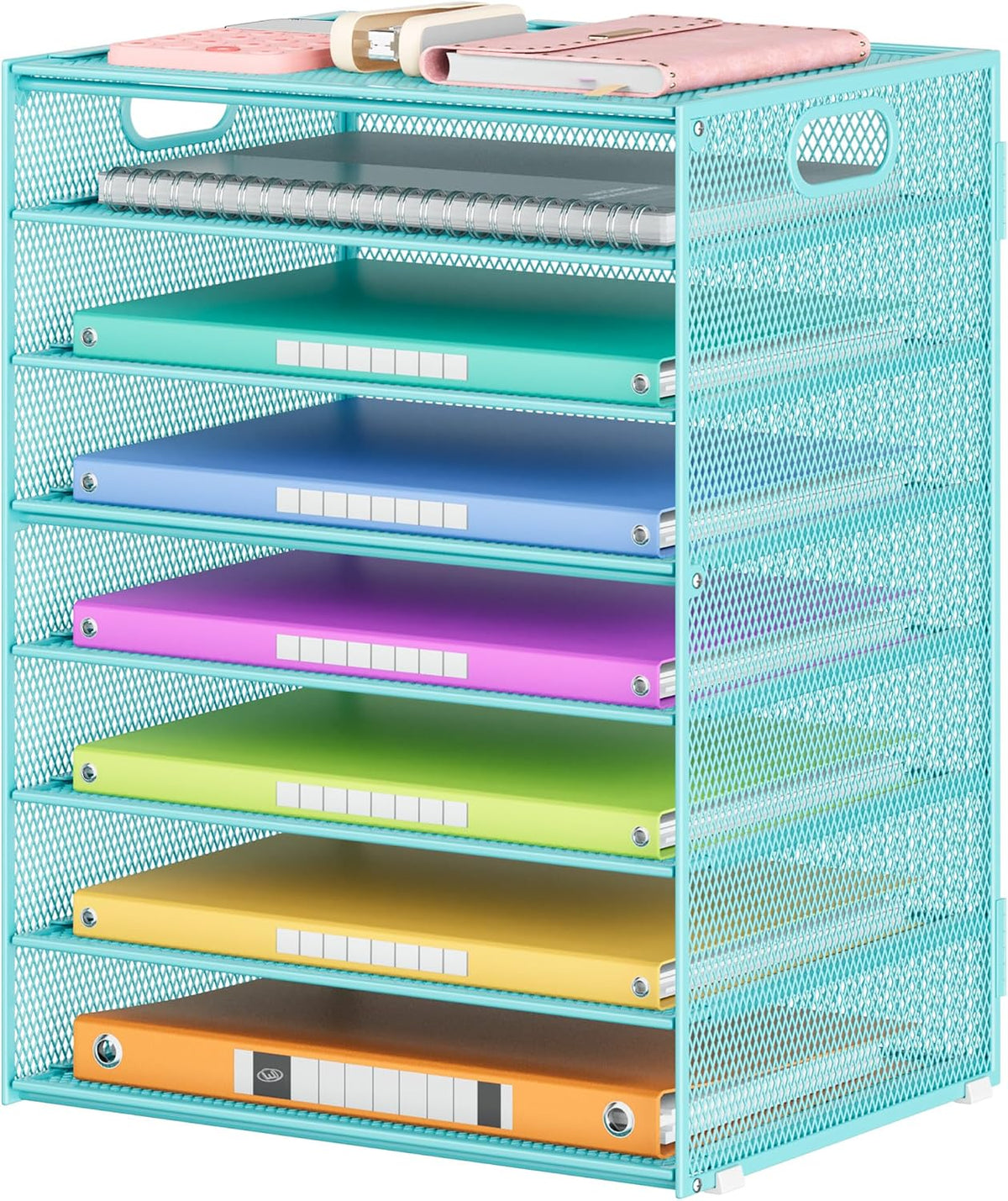 Lavatino 8-Tier Office Desk File Organizer, Letter Tray Paper Organizer with ...