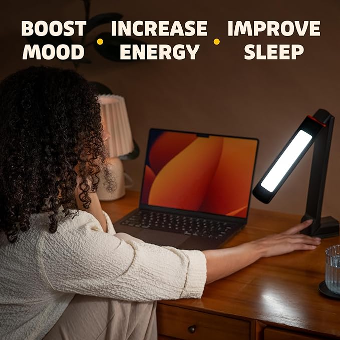 Circadian Optics Lumos 2.0 Bright Light Therapy Desk Lamp | As Seen On Shark